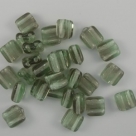 #15 - 25 Stck. H-Tile Beads 6mm - tr. seafoam green