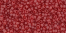 5g TOHO SeedBeads 15/0 TR-15-0005 CF - Tr. Frosted Ruby