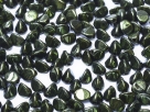 #53 - 50 Stck. Pinch-Bead 5x3mm - jet green met