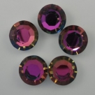 5 Stück - Crystal Rivoli 12x6 mm - Crystal vitrail