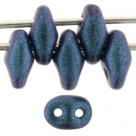 #097c 10g SuperDuo-Beads Polychrome - Indigo Orchid