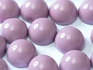 #18 - 1 Dome Bead 14x8mm - lilac paint coating