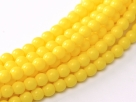 #93 1 Strang - 3,0 mm Glasperlen - yellow squash/paint coatin