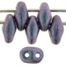 #097f 10g SuperDuo-Beads Polychrome - Orchid Aqua