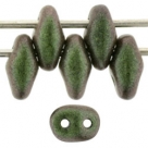 #097g 10g SuperDuo-Beads Polychrome - Olive Mauve