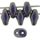 #097h 10g SuperDuo-Beads Polychrome - Black Currant