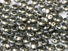 #48 - 50 Stück Lentils 6x2,5 mm crystal chrome full