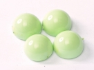 #25a - 1 Dome Bead 12x7mm - lt spring green paint coating