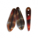 #13 - 50 czMates Dagger 16*5 mm Red White/Black-Swirl