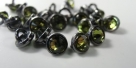 Crystaletts - olivine (black)