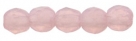 #08.01 50 Stück - 2,0 mm Glasschliffperlen - Matte Milky Pink