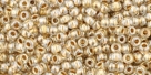 10 g TOHO Seed Beads 11/0 TR-11-0989 - Gold-Lined Crystal (E)