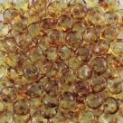 #01a - 50 Stück Lentils 6x2,5 mm crystal travertin