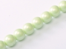 #99.2 1 Strang - 3,0 mm Glasperlen - pastel green/paint coating