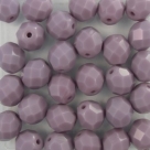 #13.0 25 Stück - 8,0 mm Glasschliffperlen - opak amethyst