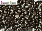 #21.36 50 Stck. Button Beads 4mm Pastel Dark Brown