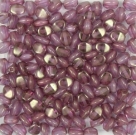 #10d - 50 Stck. Pinch-Bead 5x3mm - crystal bronze lila lustered