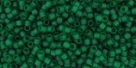 5g TOHO SeedBeads 15/0 TR-15-0939 F - Tr.-Frosted Green Emerald