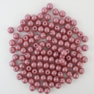 #01.03 50 Stck. Perlen rund Ø 4 mm - GoldShine - Rosé