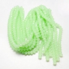 135 facetierte Rondelle 2*3mm Pale Green - galv.