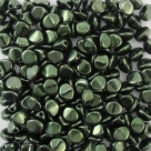 #04.04 - 50 Stck. Pinch-Bead 4x3mm - Jet Green Metallic