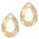 1 Tropfen facetiert 14x10x7mm (LxBxH) - opal lt topaz