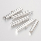 #16.04 - Bandverschluss (Slider Tube) - ca. 26 x 5 mm platinumfarben