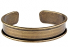 1 Armreif aus Metall - antique bronze