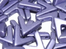 5 Stück AVA Beads 10x4 mm - Alabaster Metallic Lavender