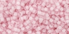 10 g TOHO Seed Beads 11/0 TR-11-0967 - Inside-Color Crystal/Neon Rosaline Lined (E,F)