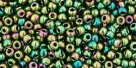 10 g TOHO Seed Beads 11/0 TR-11-0508 - Higher-Metallic Iris-Olivine (C)