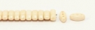 #02.02 - 25 Stück CALI Beads 3x8 mm - Chalk White Champagne