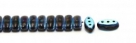 #04.07 - 25 Stück CALI Beads 3x8 mm - Jet AB