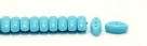 #10.00 - 25 Stück CALI Beads 3x8 mm - Opaque Blue Turquoise