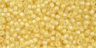 10 g TOHO Seed Beads 11/0 TR-11-1846 - Inside-Color Tr. Rainbow Orange/Creamcicle-Lined (E)