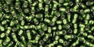 10 g TOHO Seed Beads 11/0 TR-11-0037 - Silver-Lined Olivine (A,D)