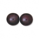 1 Strang - 08,0 mm Glaswachsperlen - eggplant