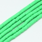 1 Strang Polyclay Katsuki Beads 6 mm - Med Spring Green