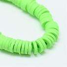 1 Strang Polyclay Katsuki Beads 6 mm - Lt Green