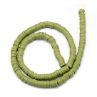 1 Strang Polyclay Katsuki Beads 6 mm - Olive