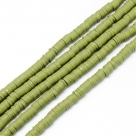 1 Strang Polyclay Katsuki Beads 6 mm - Olive