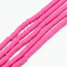 1 Strang Polyclay Katsuki Beads 6 mm - Hot Pink