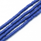 1 Strang Polyclay Katsuki Beads 6 mm - Med Blue