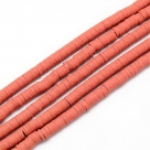 1 Strang Polyclay Katsuki Beads 6 mm - Coral