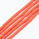 1 Strang Polyclay Katsuki Beads 6 mm - Tomato