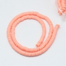 1 Strang Polyclay Katsuki Beads 6 mm - Peach Puff