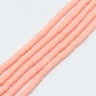 1 Strang Polyclay Katsuki Beads 6 mm - Peach Puff