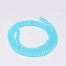 145 facetierte Rondelle 2*3mm Lt Sky Blue