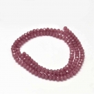 145 facetierte Rondelle 2*3mm Old Rose