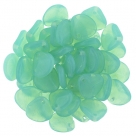 #12 50 Stck. Rose Petals 8*7mm - milky peridot